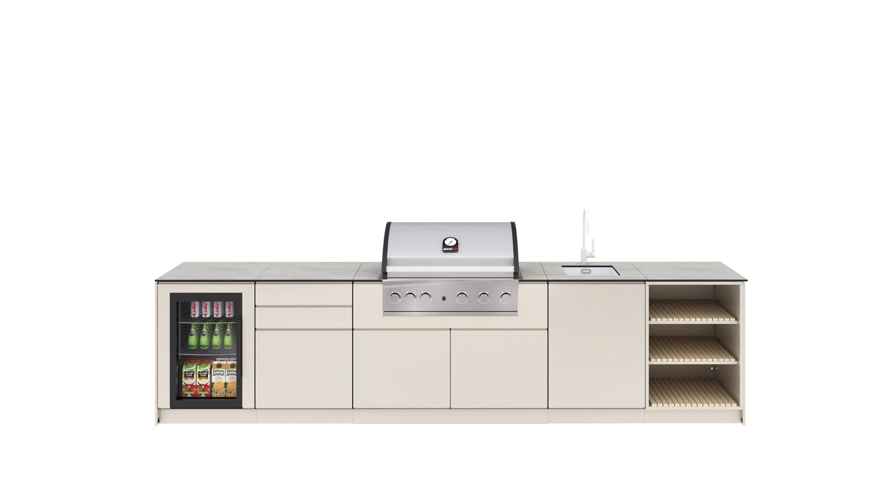 KitchenBOXY SET 2 Standard Cremeweiß