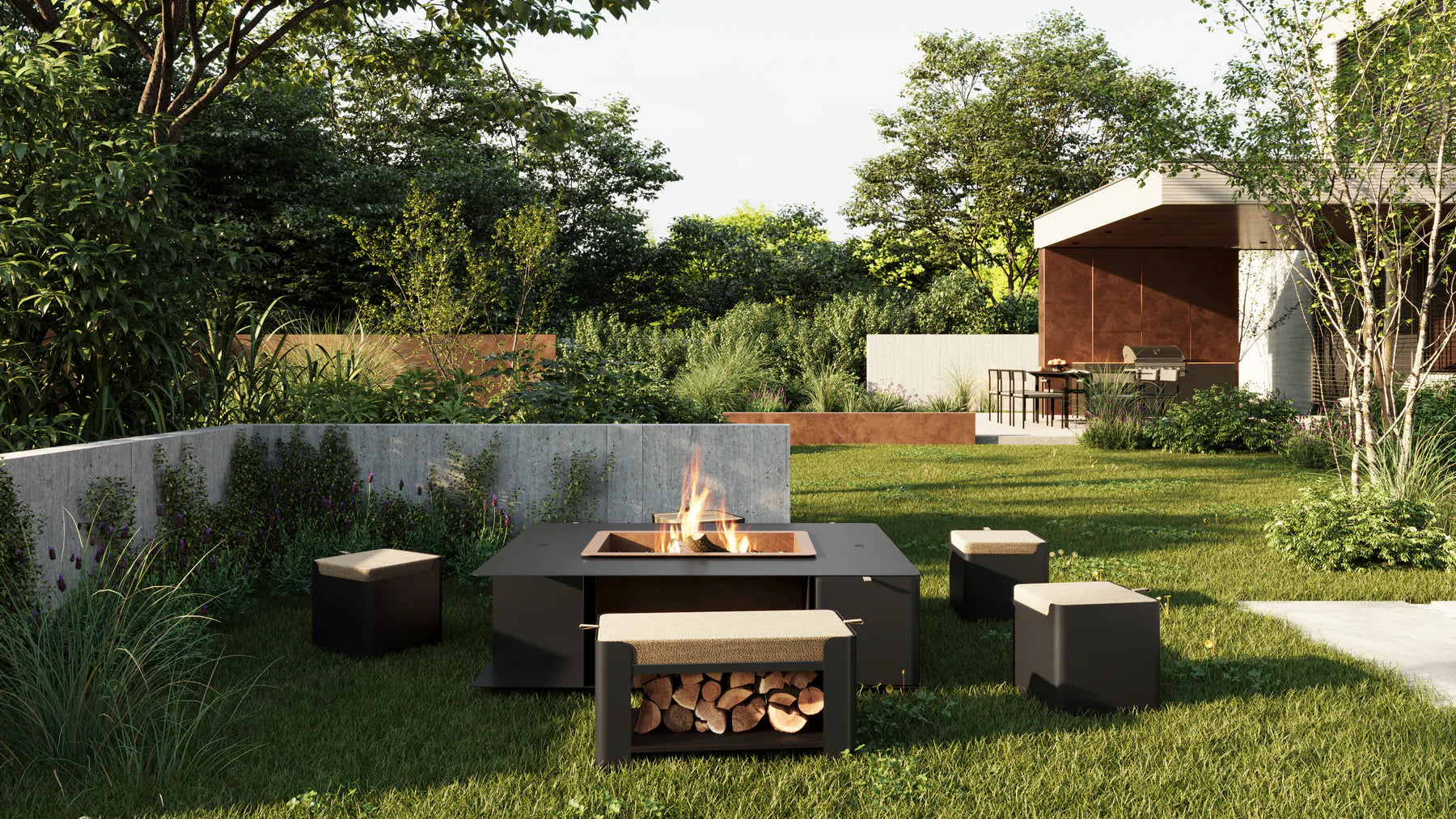 FireBOXY Garten Feuerstelle