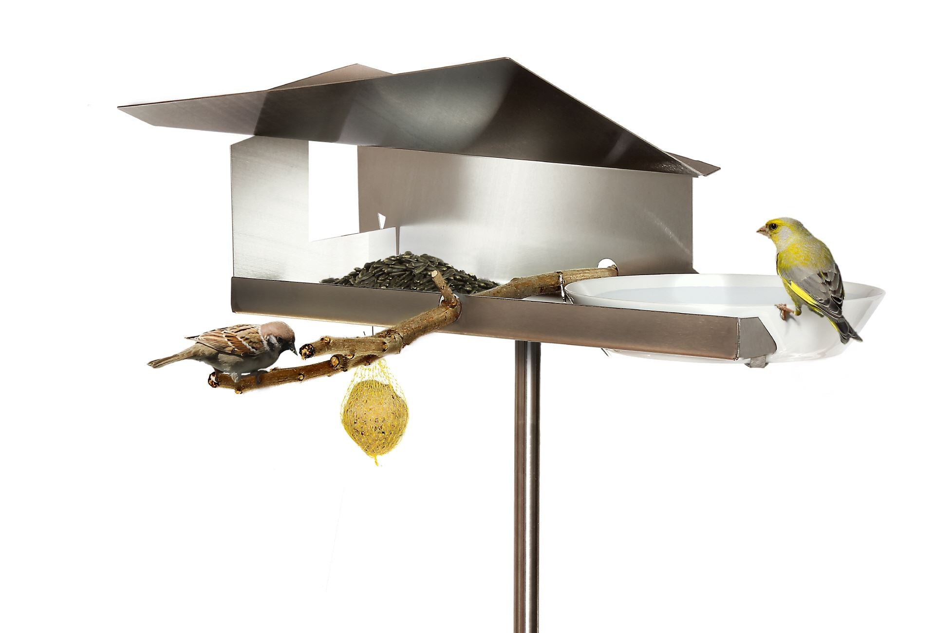 OPOSSUM Vogelhaus mit Futterstation